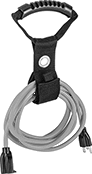 Image of ProductInUse. Front orientation. Contains Inset. Strap Handles. Hook and Loop Cable Ties with Handle.