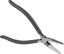 Image of Product. Front orientation. Long-Nose Pliers. Nonmarring Long-Nose Pliers, Standard Nose with Flat Jaw and Nylon Jaw Pads, Cushion Grip.