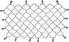 Image of Product. Front orientation. Cargo Nets. Elastic Cargo Nets.