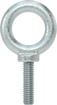 Image of Product. With Shoulder. Front orientation. With Shoulder. Eyebolts—For Lifting, Zinc-Plated Steel.