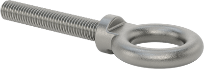 Image of Product. Top orientation. Steel Eyebolt with Shoulder - for Lifting, 1/2"-13 Thread Size, 3" Thread Length .