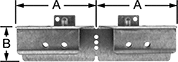 Image of Product. Front orientation. Contains Annotated. Brackets. Crate-Building Brackets.
