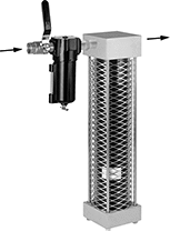 Image of Product. Style C. Front orientation. Contains Annotated. Style C. Desiccant Compressed Air Dryers with Filters for Oil and Particle Removal.
