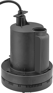 Image of Product. Front orientation. Plastic Water-Removal Pump, 1/4 hp.