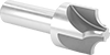 High-Speed Steel Corner-Rounding End Mills 