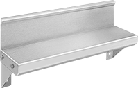 Image of Product. Style C. Front orientation. Style C. Lavatory Shelving.