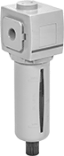 Image of Product. Front orientation. Compressed Air Filters. Aventics Modular Compressed Air Filters for Particle Removal.