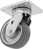 High-Capacity Vulcan Casters with Polyurethane Wheels