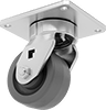 High-Capacity Vulcan Casters with Polyurethane Wheels