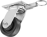 Image of Product. Front orientation. Casters. Samson Casters with Phenolic Wheels, Swivel with Swivel Lock.