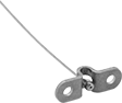 Image of ProductInUse. Front orientation. Wire Rope End Brackets. Wire Rope End Brackets for Ball with Shank Fittings.