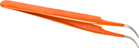 Image of Product. Curved Pointed Tips. Front orientation. Tweezers. Color-Coded Tweezers Sets.
