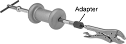 Image of System. Front orientation. Contains Annotated. Slide Hammer Adapters for Locking Pliers.