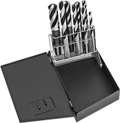Image of Product. Front orientation. Drill Bits. Reduced-Shank Hole-Enlarging Drill Bit Sets.