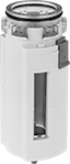 Image of Product. Front orientation. Compressed Air Filter Bowls. Festo Compressed Air Filter Bowls.