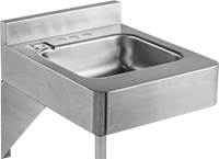 Image of Product. Style E. Front orientation. Style E. Wall-Mount Sinks.