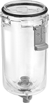 Image of Product. Polycarbonate. Front orientation. Compressed Air Filter Bowls. SMC Compressed Air Filter Bowls, Polycarbonate Bowl, Clear Bowl.