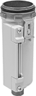 Image of Product. Aluminum with Sight Glass. Front orientation. Compressed Air Filter Bowls. SMC Compressed Air Filter Bowls, Aluminum Bowl, Opaque Bowl with Sight Glass.