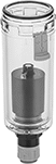 Image of Product. Nylon. Front orientation. Compressed Air Filter Bowls. SMC Compressed Air Filter Bowls, Nylon Bowl, Clear Bowl.