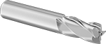 Image of Product. Front orientation. End Mills. Carbide Square End Mills, 4 Flutes.