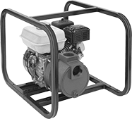 Image of Product. Front orientation. Dewatering Pumps. Corrosion-Resistant Gasoline-Powered Dewatering Pumps.