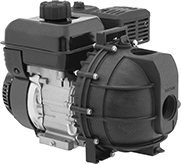 Image of Product. Front orientation. Dewatering Pumps. Lightweight Plastic Gasoline-Powered Dewatering Pumps.