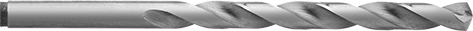Image of Product. Uncoated. Front orientation. Cobalt Steel Drill Bit, 1/4" Size.