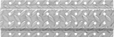 Image of Product. Diamond-Tread Aluminum. Front orientation. Pegboards. Pegboard Strips, Diamond Aluminum.