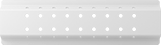 Image of Product. Epoxy-Coated Steel. Front orientation. Pegboards. Pegboard Strips, White Epoxy-Coated Steel.