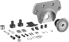Image of Product. Front orientation. Milling Machine Power Feed Mounts.