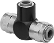 Image of Product. Front orientation. Directional Control Valves. Input-Selecting Air Directional Control Valves .