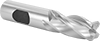 Cobalt Steel Rounded-Edge Square End Mills