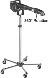 Image of Product. Style C. Front orientation. Contains Annotated. Hot Air Blowers. High-Volume Low-Heat Air Blowers, Fixed Airflow, Style C.