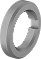 Image of Product. Front orientation. Spacers. Unthreaded Spacers for Keyed Shafts.