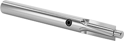 Image of ProductInUse. Shown with Pilot (Sold Separately). Front orientation. Counterbores. Changeable-Pilot Counterbores.
