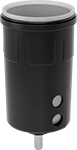Image of Product. Opaque Bowl with Guard. Front orientation. Compressed Air Filter Bowls. Parker Compressed Air Filter Bowls, Opaque Bowl, Guard.