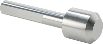 Image of Product. Front orientation. Steel Pilot for Changeable-Pilot Counterbores, 5/16" Shank Diameter with 5/8" Pilot Head.