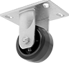 Vulcan Casters with Rubber Wheels 