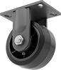Vulcan Casters with Rubber Wheels