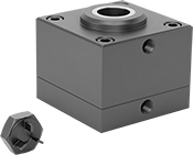 Image of Product. Front orientation. Collet Fixtures. High-Density Air/Hydraulic-Operated Collet Fixtures, Pull Back.