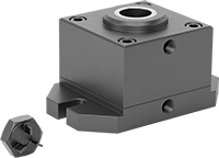 Image of Product. Front orientation. Collet Fixtures. High-Density Air/Hydraulic-Operated Collet Fixtures, Pull Back—Flange Mount.
