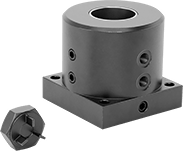 Image of Product. Front orientation. Collet Fixtures. High-Density Air/Hydraulic-Operated Collet Fixtures, Fixed Length—Flange Mount.