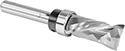 Image of Product. Top Pilot. Front orientation. Router Bits. Trimming Router Bits , Uncoated Carbide, Flush-Trimming Cut Style (Top Pilot)—Plunge-Cut.