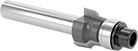 Image of Product. Bottom Pilot. Front orientation. 2" Overall Length. Trimming Router Bits , Uncoated Micrograin Carbide.