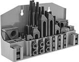 Image of Product. Front orientation. Fixturing Kits. Economy Setup Clamp and T-Slot Fastener Kits.