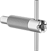 T-Handle Retractable Spring Plungers