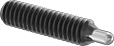 Image of Product. Front orientation. Spring Plungers. Long-Nose Spring Plungers.