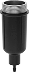 Image of Product. Opaque Bowl. Front orientation. Compressed Air Filter Bowls. Wilkerson Compressed Air Filter Bowls, Zinc Alloy Bowl, Opaque Bowl.