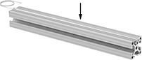 Image of ProductInUse. Hardwire. Front orientation. Contains Annotated. T-Slotted Framing and Fittings. Lights for T-Slotted Framing, Concealed Lights, Hardwire.