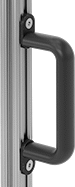 Image of ProductInUse. Front orientation. T-Slotted Framing and Fittings. Handles for T-Slotted Framing, Pull Handles, Comfort-Grip Pull Handles.